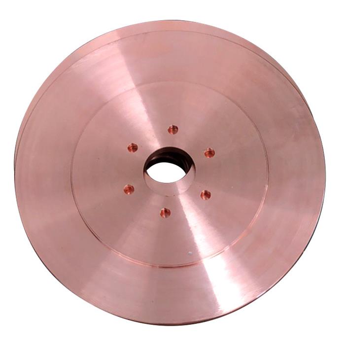 High quality rolling electrode for seam welding machines